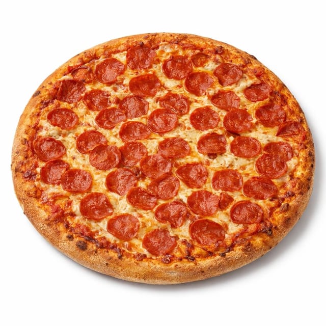 1 Large Cheese or Pepperoni Pizza + 1 Order of Chicken Wings.