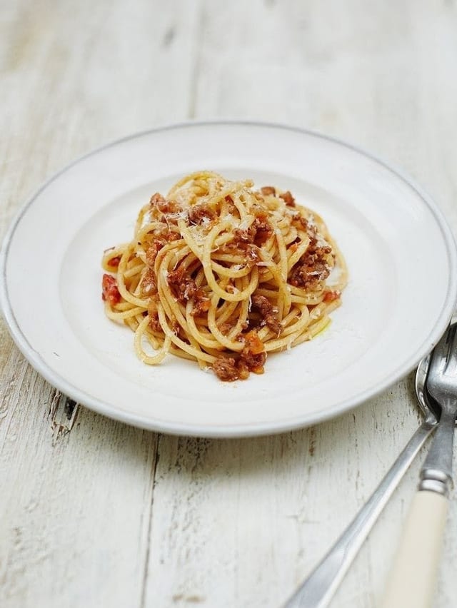 Fresh Spaghetti Bolognese.
