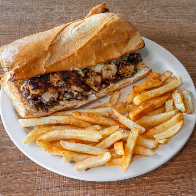 Chicken Philly Cheese Sandwich Catering.