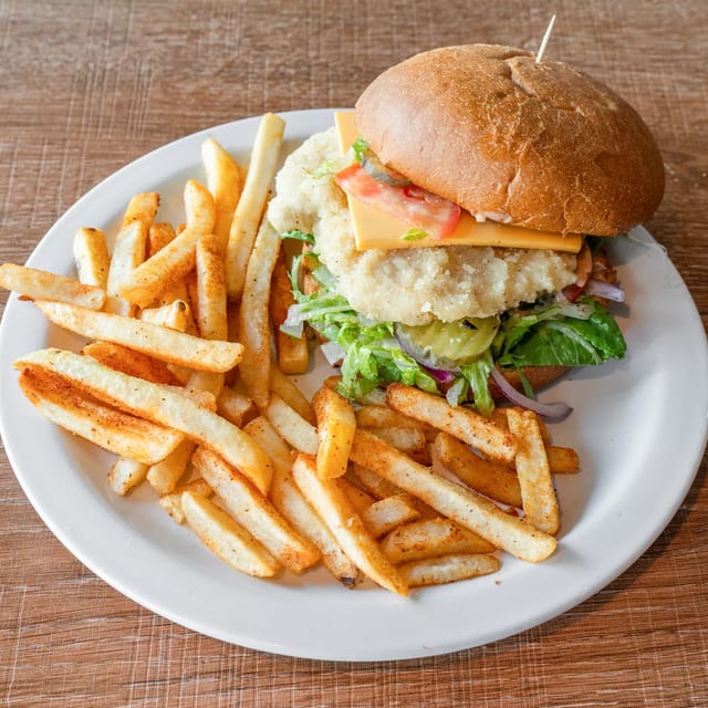 Chicken Cheeseburger Catering.