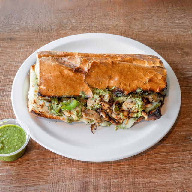 Chicken Pesto Sandwich.