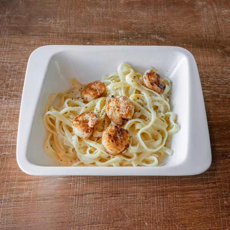 Fettuccine Alfredo at Our Restaurant